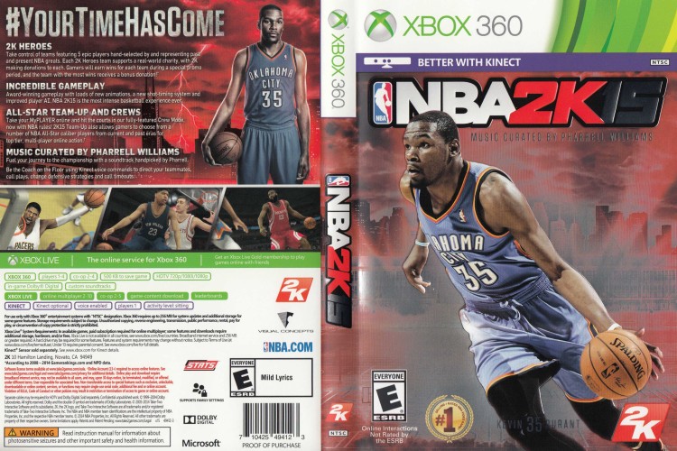 NBA 2K15 - Xbox 360 | VideoGameX