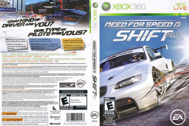 Need for Speed: Shift - Xbox 360 | VideoGameX