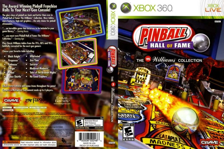 Pinball Hall of Fame: The Williams Collection - Xbox 360 | VideoGameX