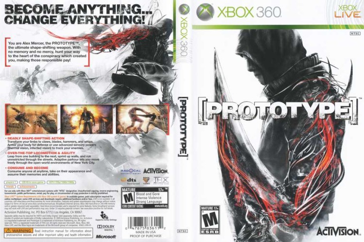 Prototype - Xbox 360 | VideoGameX