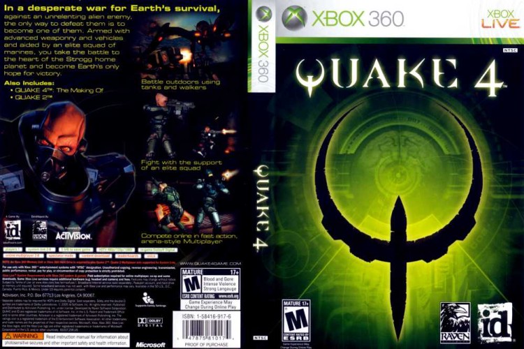 Quake 4 - Xbox 360 | VideoGameX
