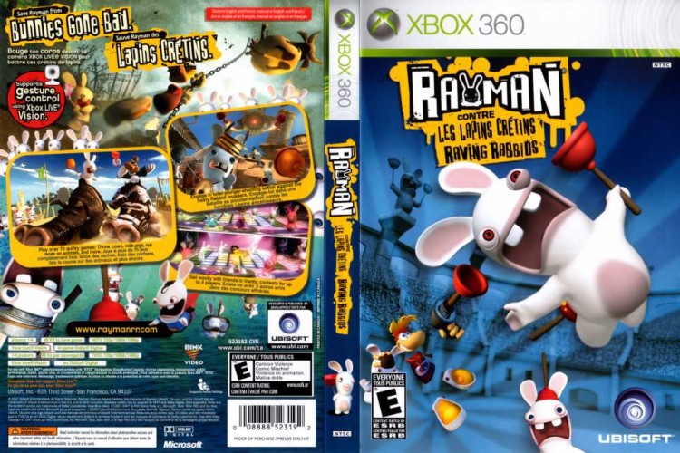 Rayman Raving Rabbids - Xbox 360 | VideoGameX