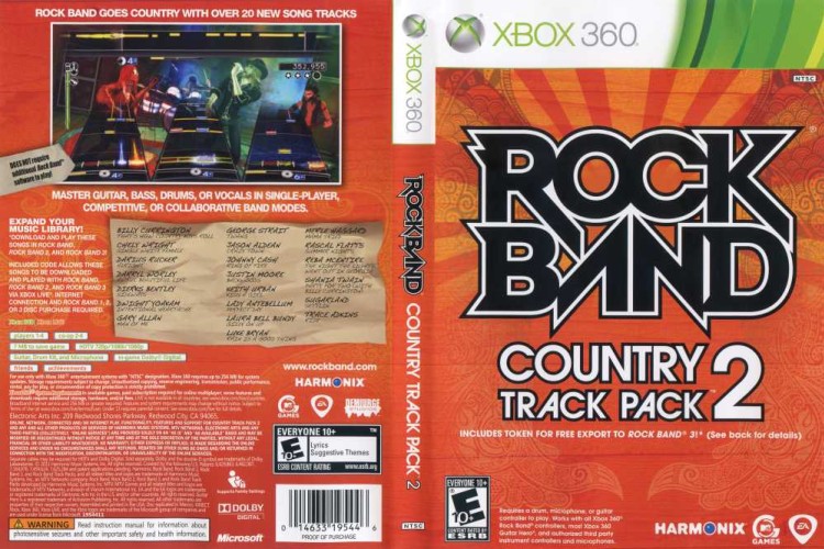 Rock Band: Country Track Pack 2 - Xbox 360 | VideoGameX