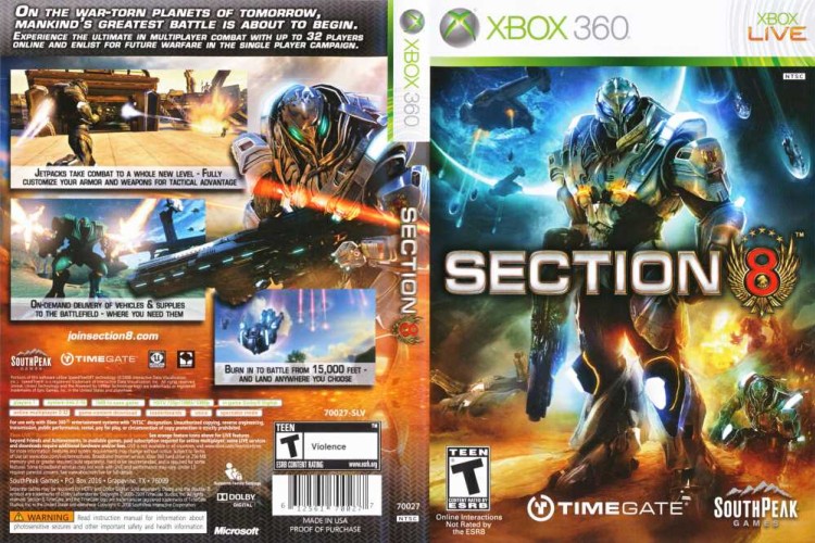 Section 8 - Xbox 360 | VideoGameX