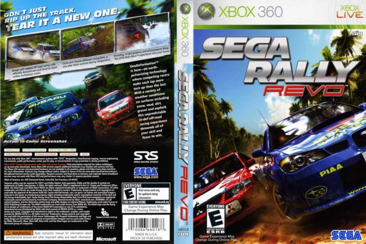 Sega Rally Revo - Xbox 360 | VideoGameX