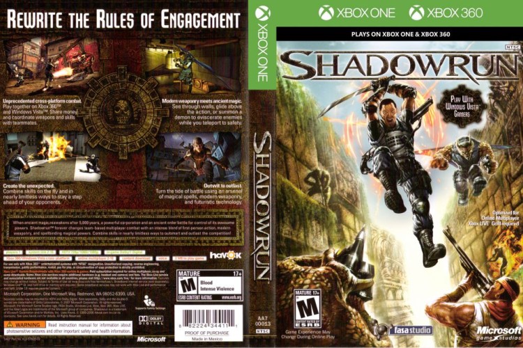 Shadowrun [BC] - Xbox 360 | VideoGameX