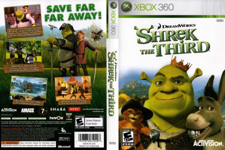 Shrek the Third - Xbox 360 | VideoGameX