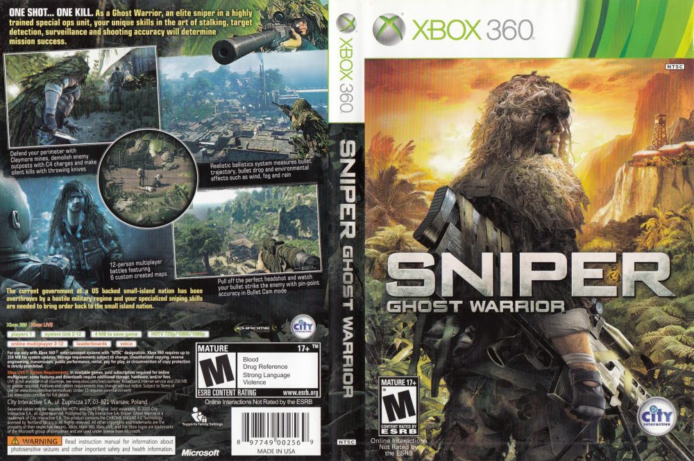 jogo xbox 360 sniper ghost warrior 2 torrent