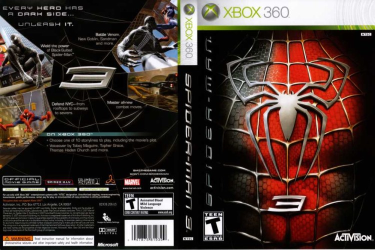 Spider-Man 3 - Xbox 360 | VideoGameX