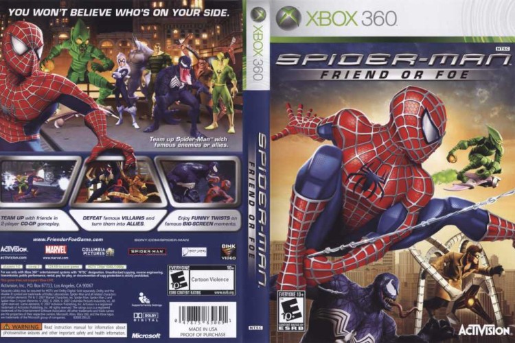 Spider-Man: Friend or Foe - Xbox 360 | VideoGameX