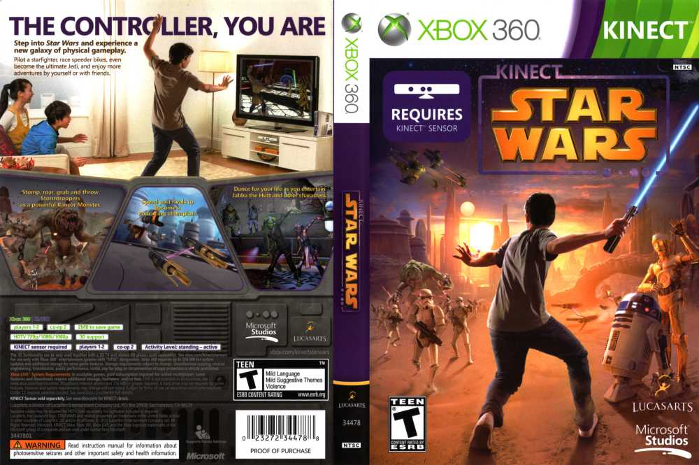 Jogo Kinect Star Wars - Xbox 360