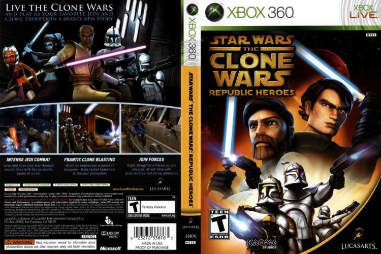 Star Wars The Clone Wars: Republic Heroes - Xbox 360 | VideoGameX