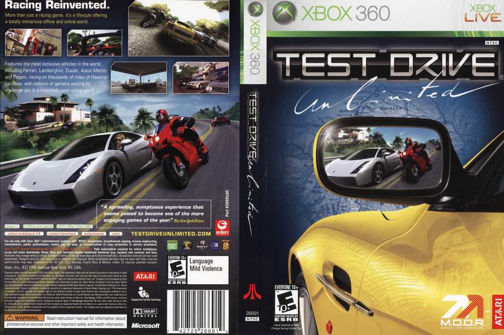 feedback Duizeligheid menu Test Drive Unlimited - Xbox 360 | VideoGameX