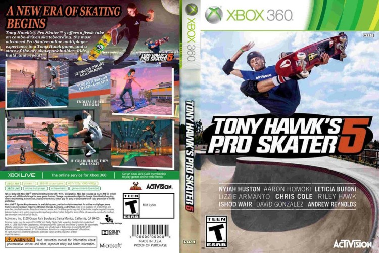 Tony Hawk's Pro Skater 5 - Xbox 360 | VideoGameX