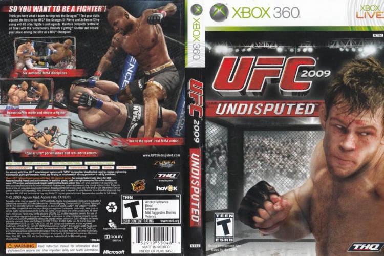 UFC 2009: Undisputed - Xbox 360 | VideoGameX