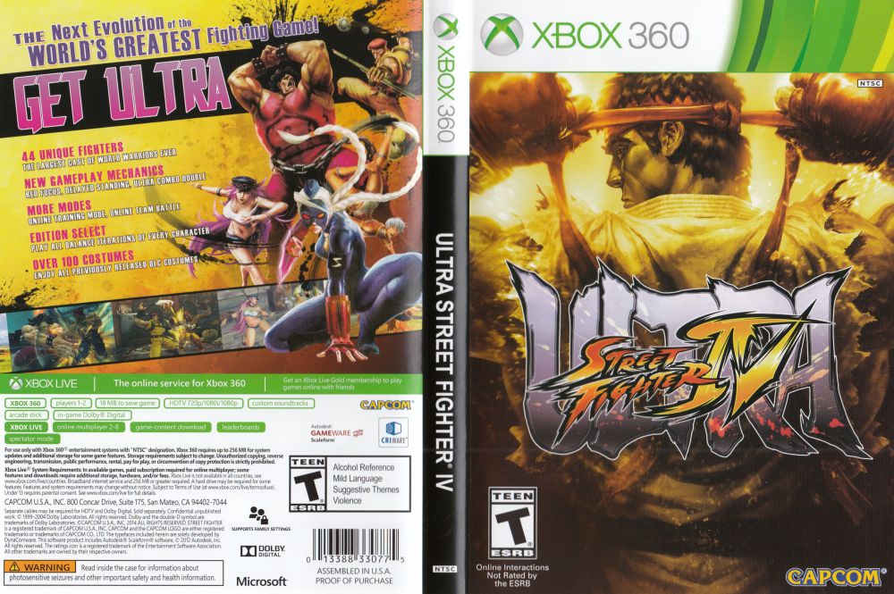 Ultra Street Fighter IV XBOX 360 (Seminovo)