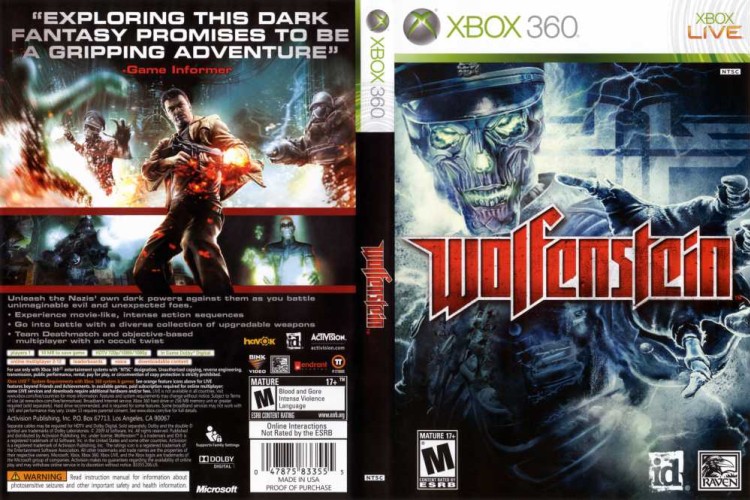 Wolfenstein - Xbox 360 | VideoGameX