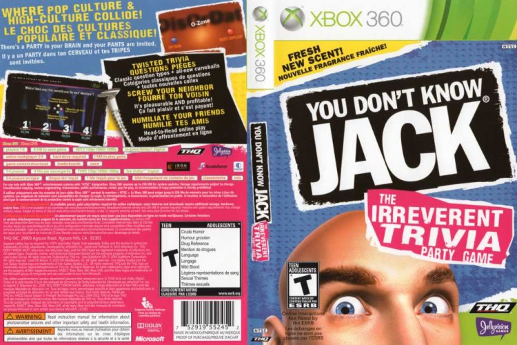 You Don't Know Jack: The Irreverent Trivia Party Game - Xbox 360 | VideoGameX