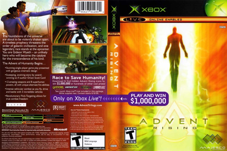 Advent Rising - Xbox Original | VideoGameX