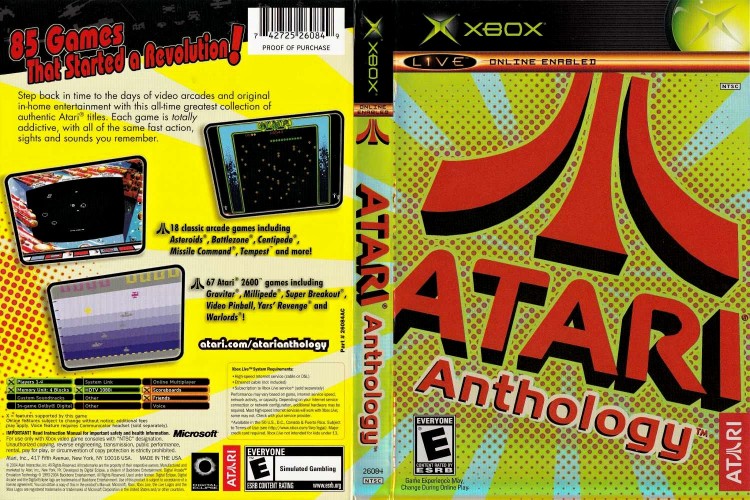 Atari Anthology [BC] - Xbox Original | VideoGameX