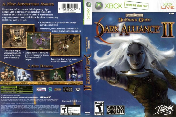 Baldur's Gate: Dark Alliance II [BC] - Xbox Original | VideoGameX