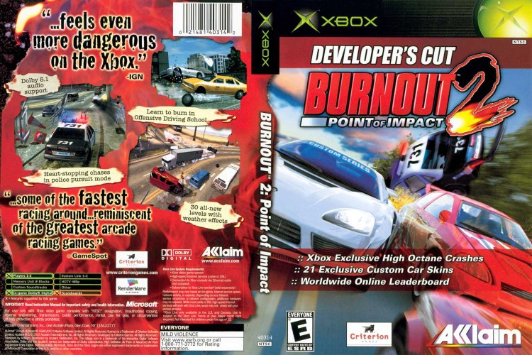 Burnout 2: Point of Impact [BC] - Xbox Original | VideoGameX