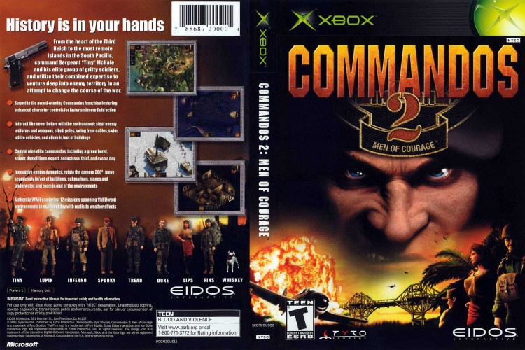 Commandos 2: Men of Courage [BC] - Xbox Original | VideoGameX