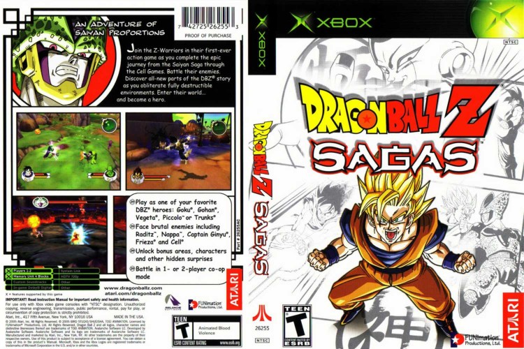 Dragon Ball Z: Sagas - Xbox Original | VideoGameX