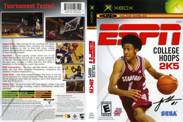ESPN College Hoops 2K5 - Xbox Original | VideoGameX