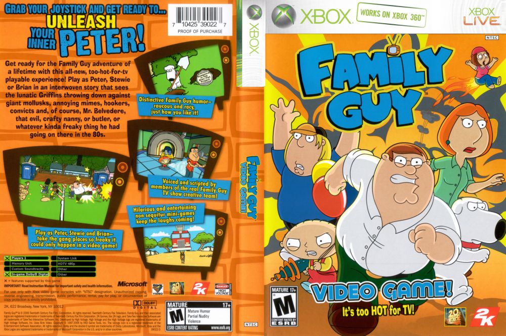 family guy video game xbox one