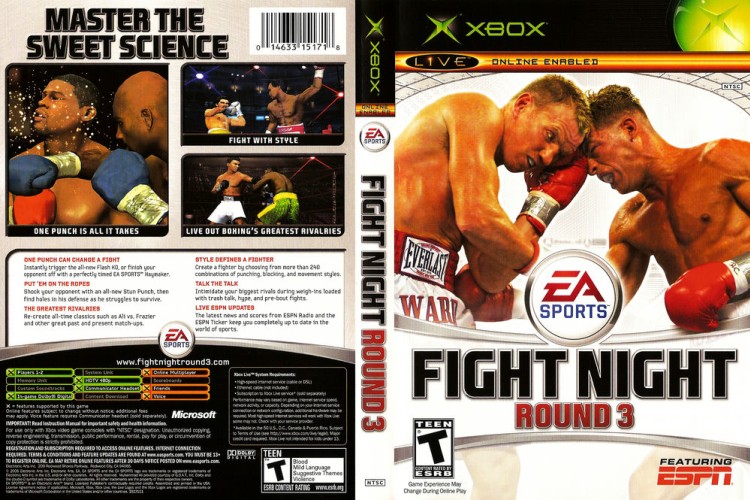 Fight Night Round 3 [BC] - Xbox Original | VideoGameX