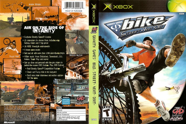 Gravity Games Bike: Street. Vert. Dirt. [BC] - Xbox Original | VideoGameX