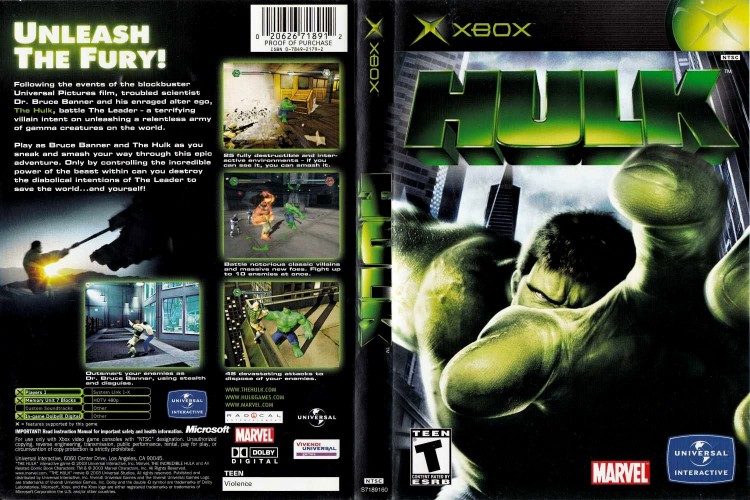 Hulk [BC] - Xbox Original | VideoGameX