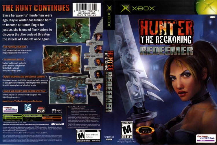 Hunter The Reckoning: Redeemer - Xbox Original | VideoGameX