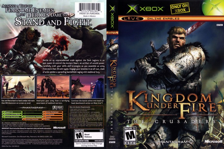 Kingdom Under Fire: The Crusaders [BC] - Xbox Original | VideoGameX