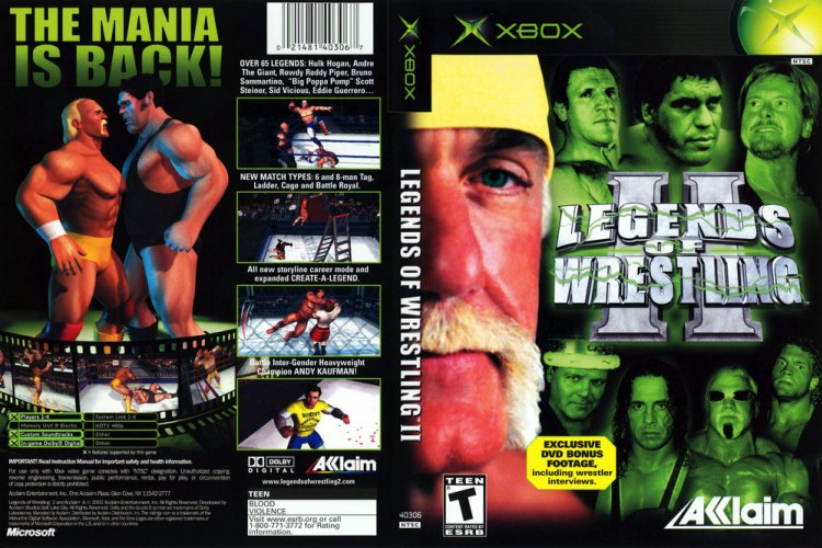 Legends of Wrestling II - Xbox Original | VideoGameX