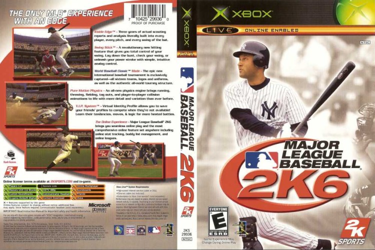 Major League Baseball 2K6 - Xbox Original | VideoGameX