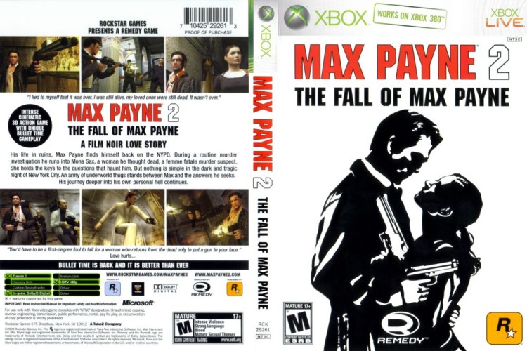 Max Payne 2: The Fall of Max Payne [BC] - Xbox Original | VideoGameX