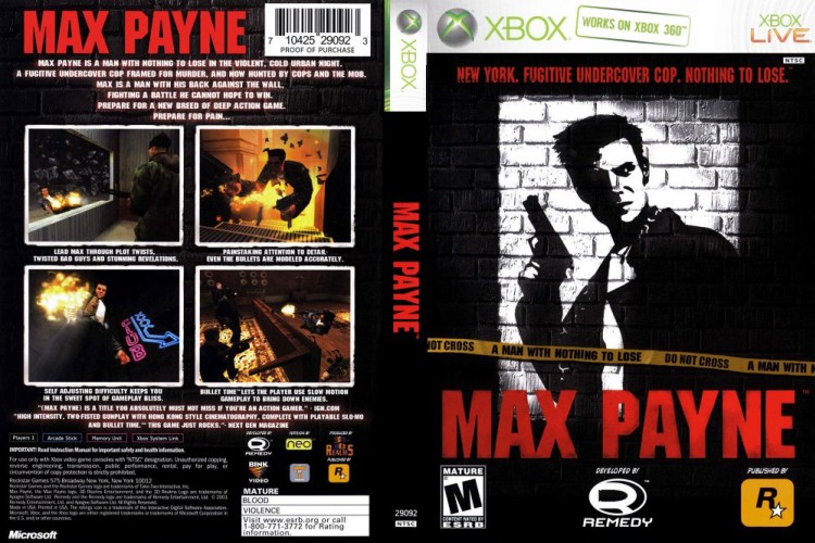 Max Payne [BC] - Xbox Original | VideoGameX