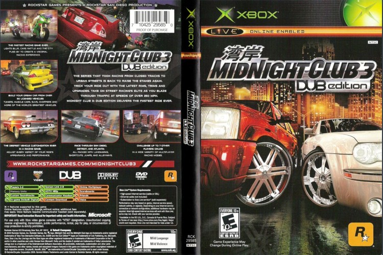 Midnight Club 3: DUB Edition - Xbox Original | VideoGameX