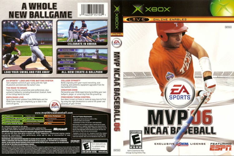 MVP 06 NCAA Baseball - Xbox Original | VideoGameX