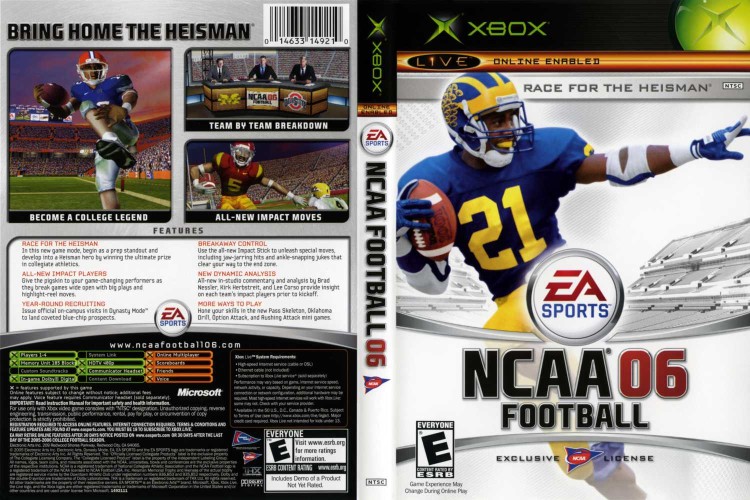 NCAA Football 06 - Xbox Original | VideoGameX