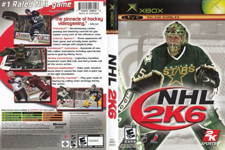 NHL 2K6 - Xbox Original | VideoGameX