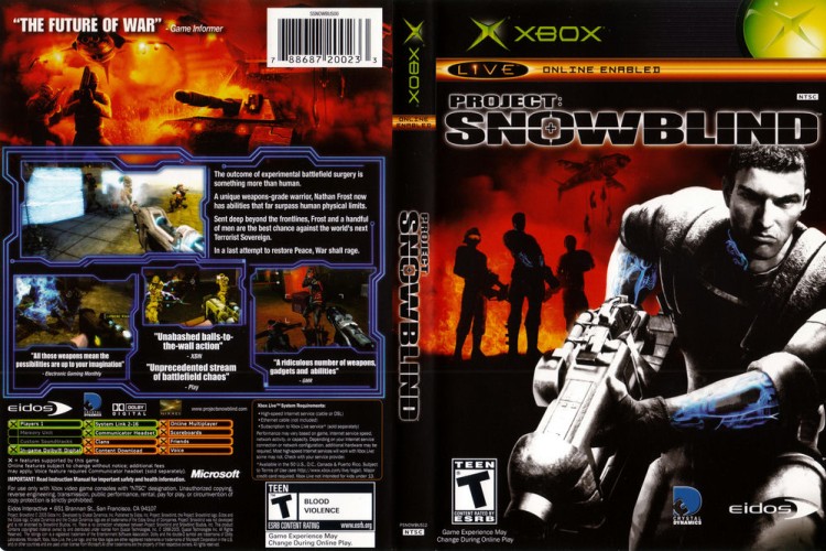 Project:  Snowblind - Xbox Original | VideoGameX