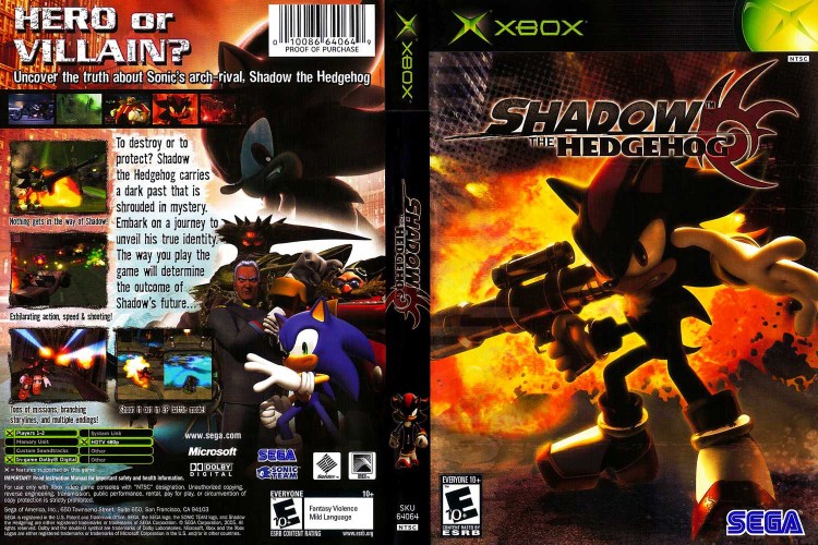 Shadow the Hedgehog [BC] - Xbox Original | VideoGameX