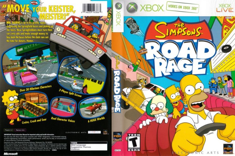 Simpsons: Road Rage [BC] - Xbox Original | VideoGameX