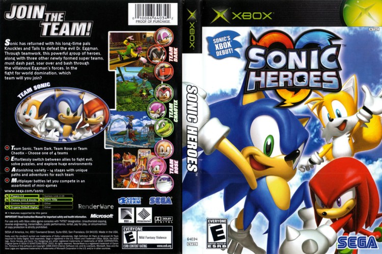 Sonic Heroes [BC] - Xbox Original | VideoGameX