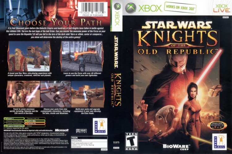 Star Wars: Knights of the Old Republic [BC] - Xbox Original | VideoGameX
