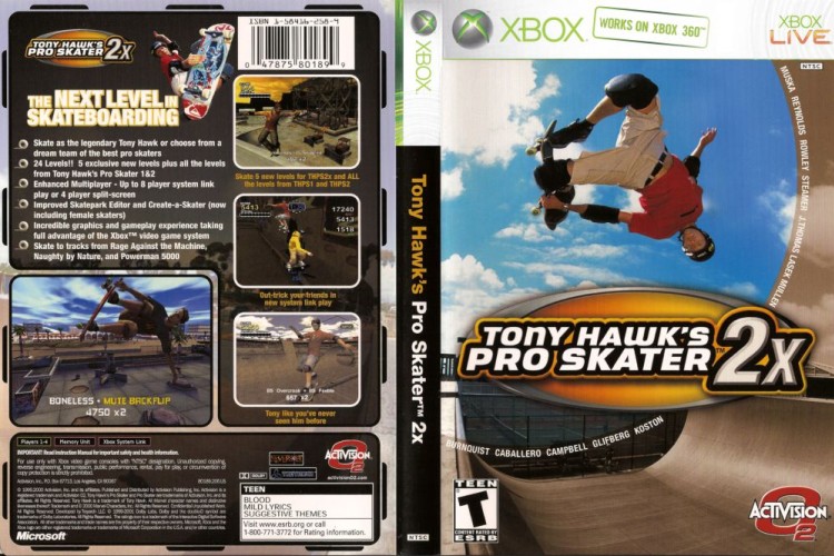 Tony Hawk's Pro Skater 2x [BC] - Xbox Original | VideoGameX