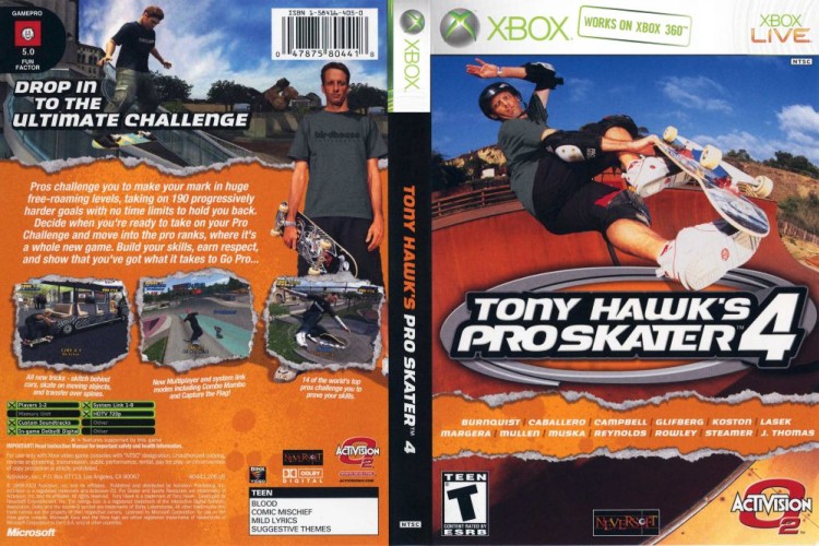 Tony Hawk's Pro Skater 4 [BC] - Xbox Original | VideoGameX